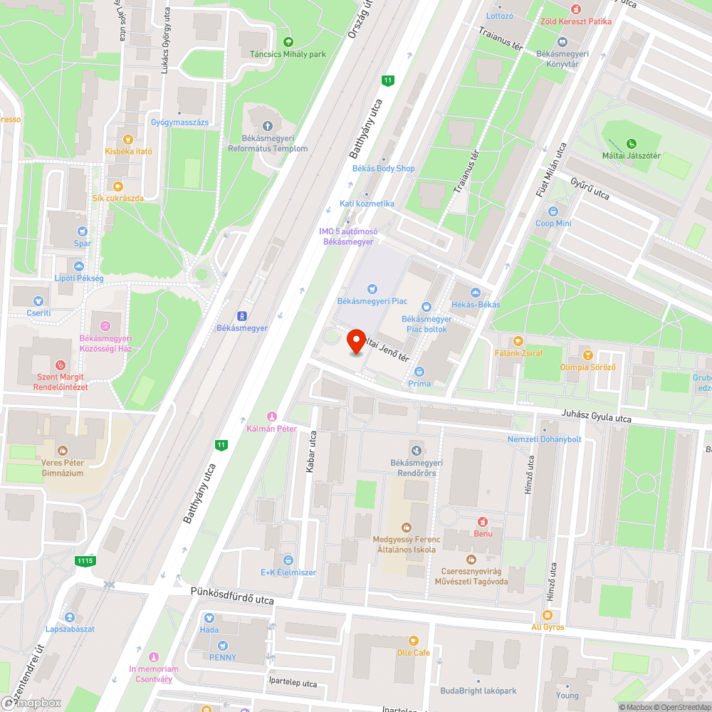 Békásmegyer nagyon szemetes bejelentés helye