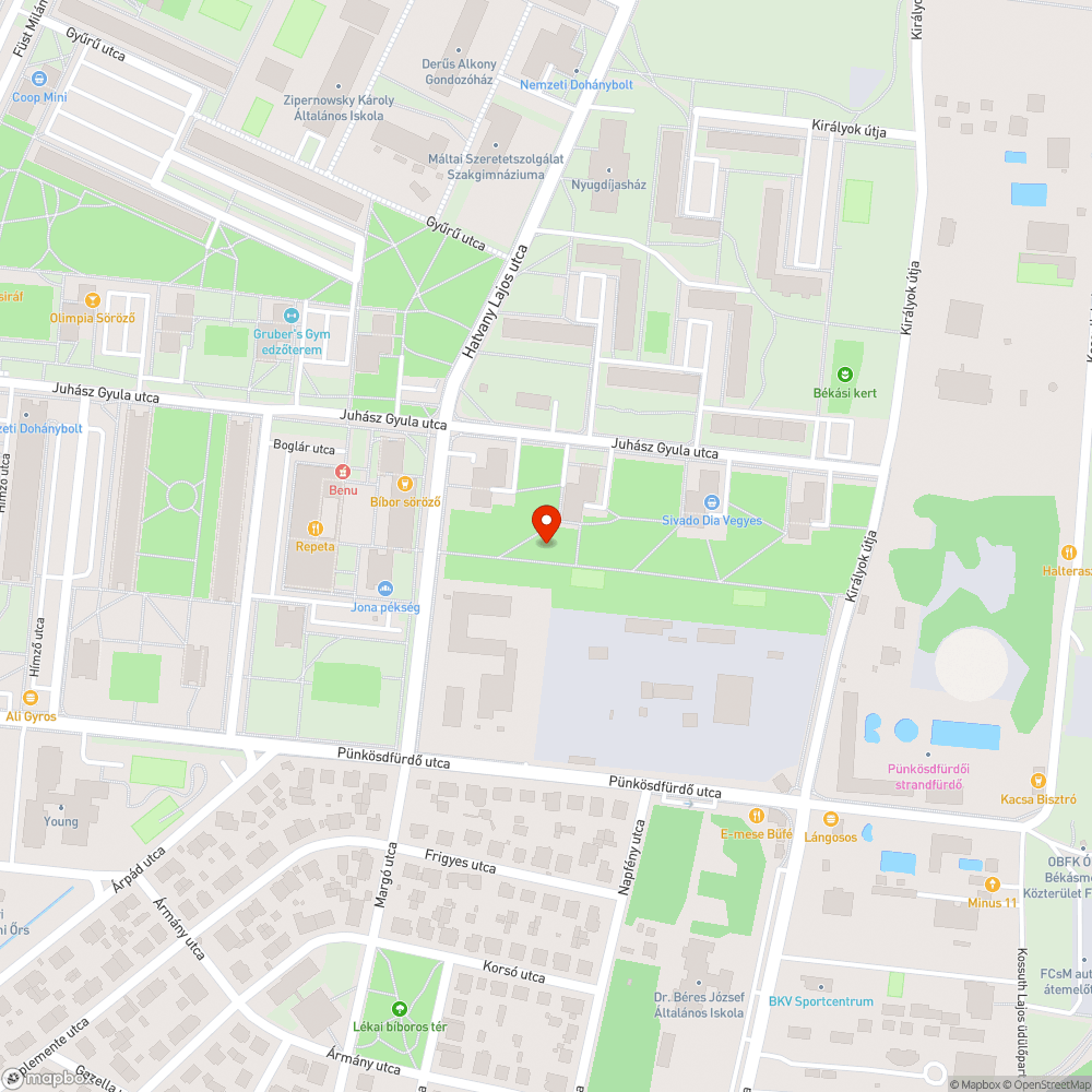 Graffitis padok bejelentés helye