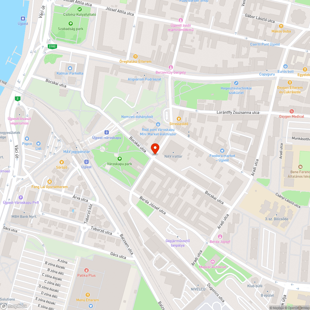 Méretes kátyú a bicikliúton bejelentés helye