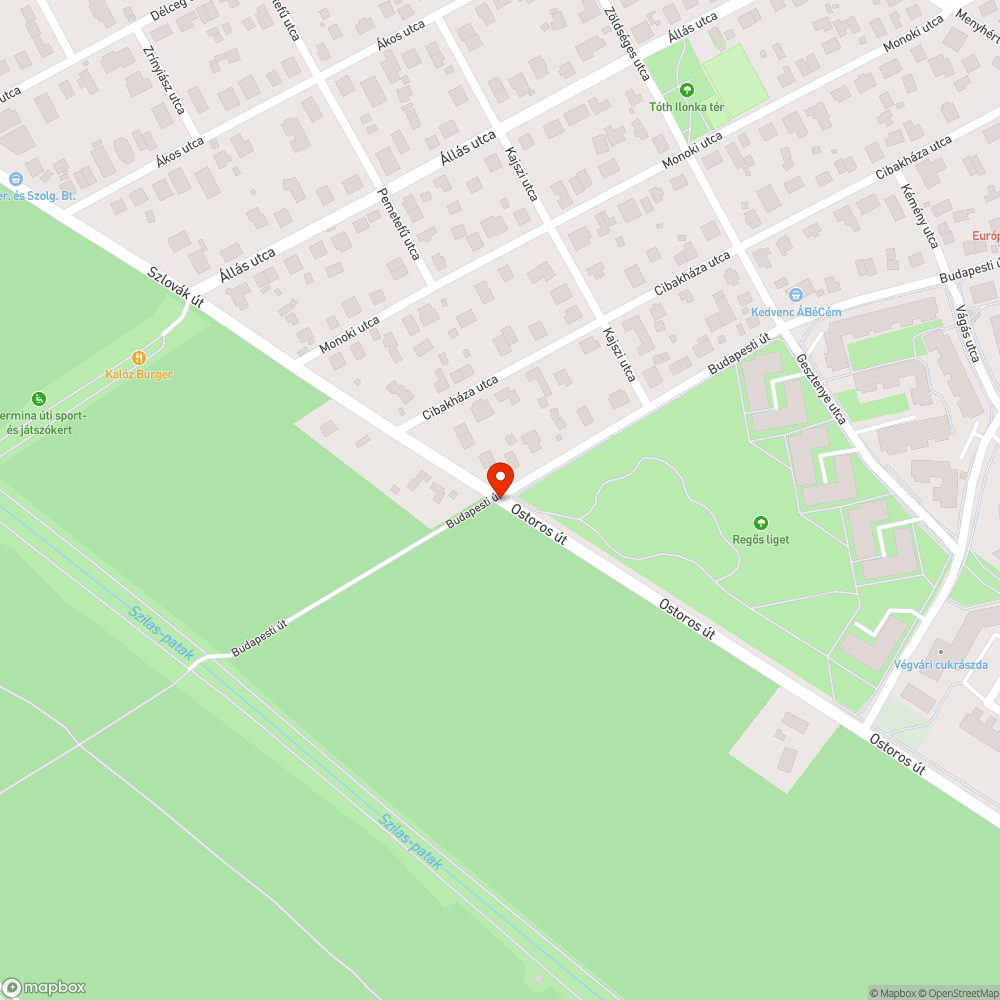 Rozsdás keret bejelentés helye