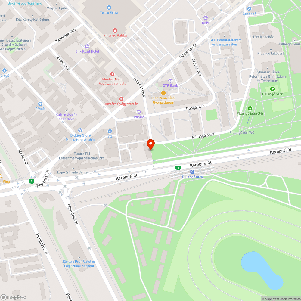 Kőtömbök és hulladék. bejelentés helye