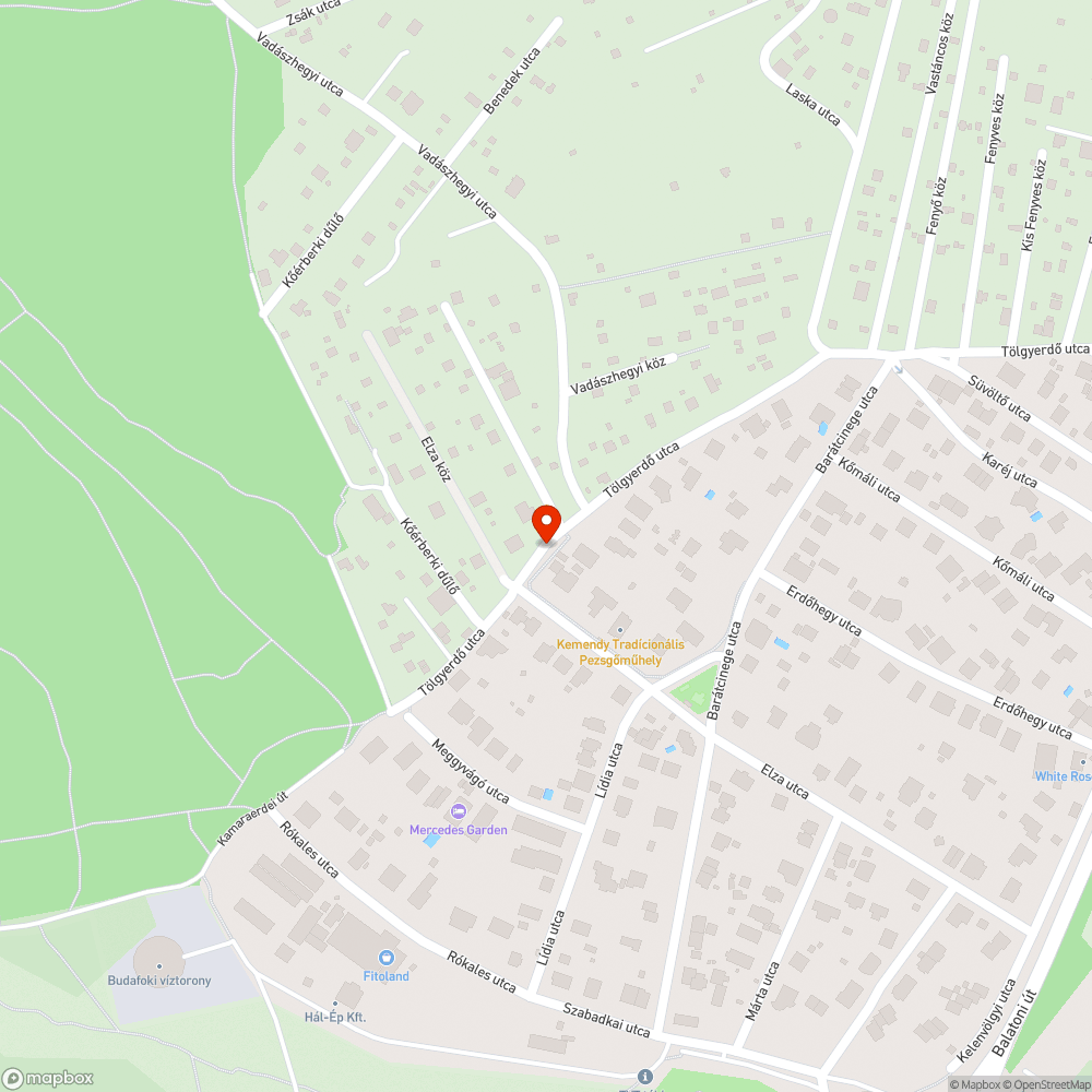 Szemét a természetvédelmi terület bejáratánál bejelentés helye