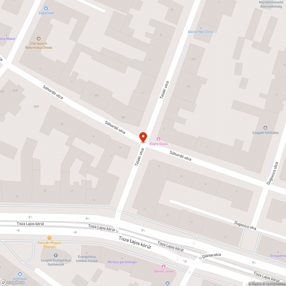 Eldugult csatorna lefolyó bejelentés helye