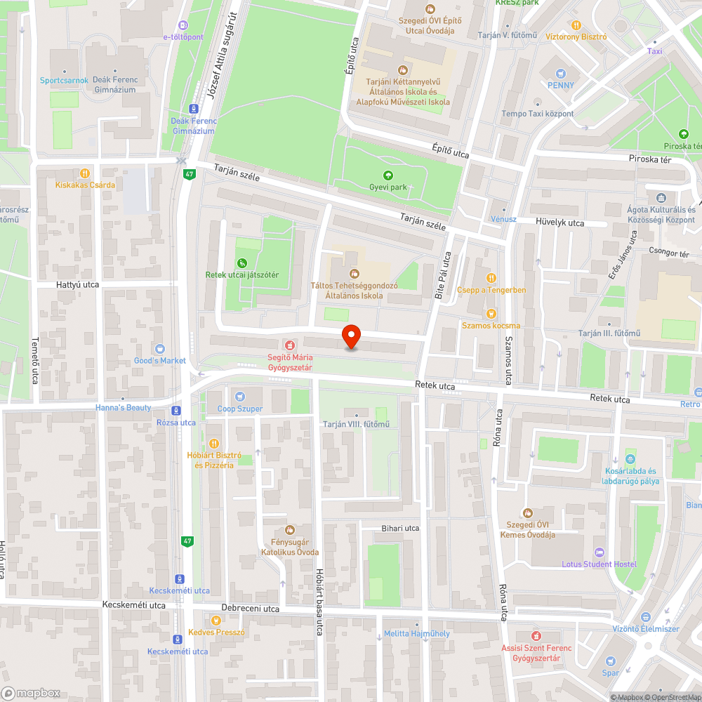 Nyitott szerelődoboz bejelentés helye