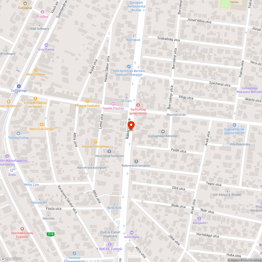 Ottmaradt bejelentés helye