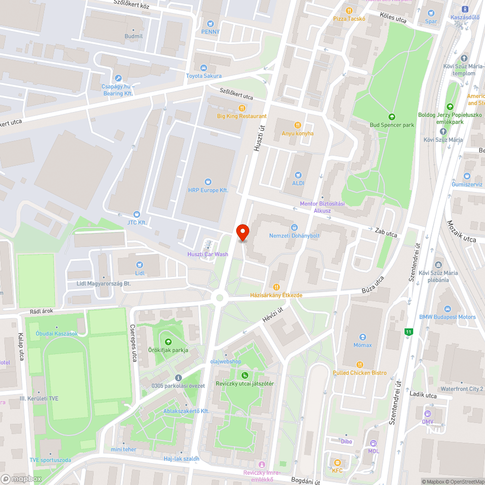 Elhagyott Citroen bejelentés helye