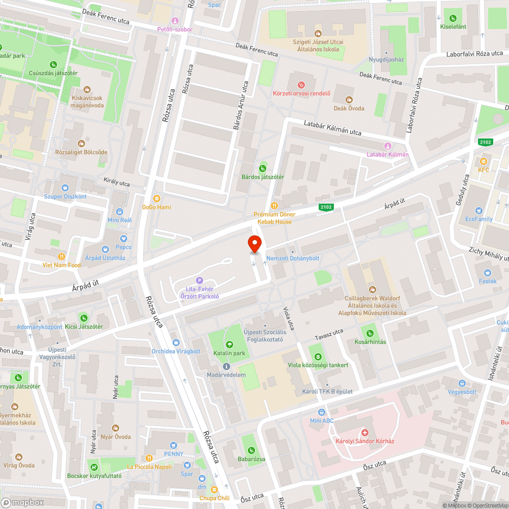 Parkolóhelyfoglaló üzemképtelen Escort bejelentés helye