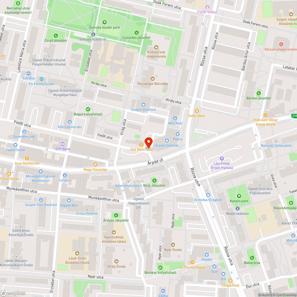 Elhagyott romos Ducato az Árpád üzletháznál bejelentés helye