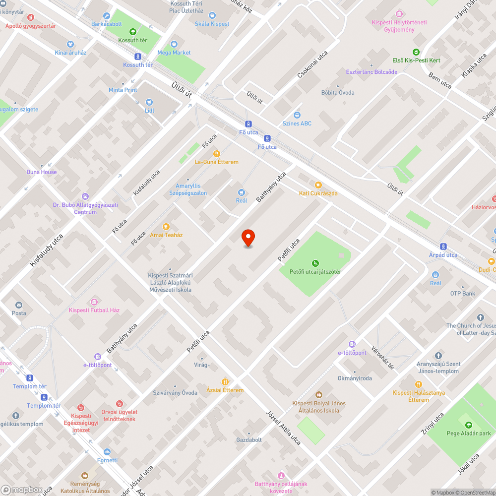 Balesetveszélyes járdaszakasz bejelentés helye