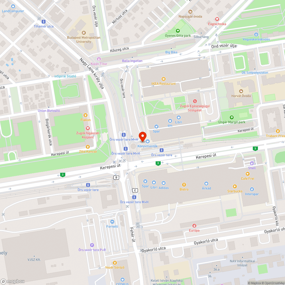 Kidőlt Telekom szekrény bejelentés helye