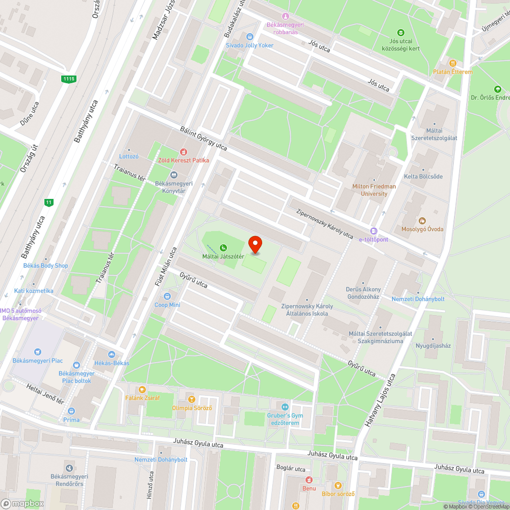 Sportpálya lezárása bejelentés helye