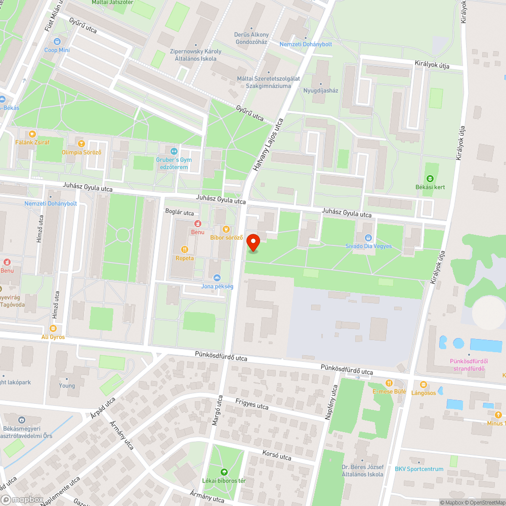 Szemét, lomok bejelentés helye