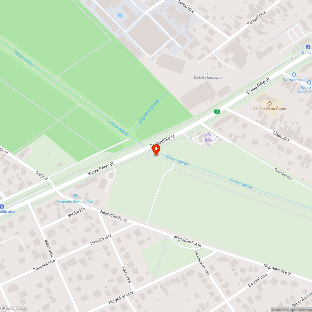 Hiányzó fedél bejelentés helye