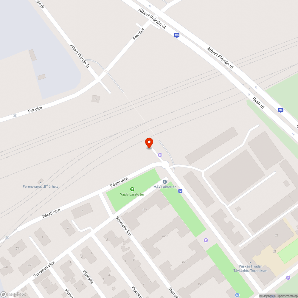 Kidőlt fa bejelentés helye