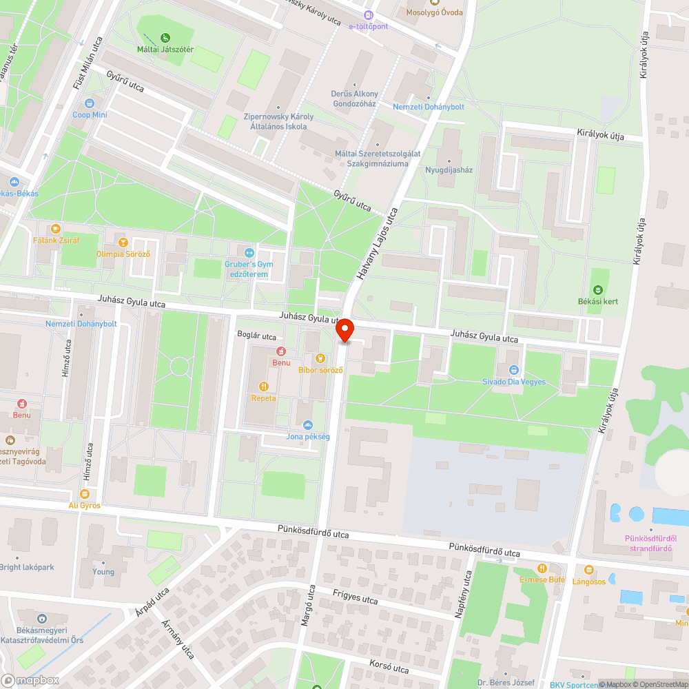 Parkolás az út közepén bejelentés helye