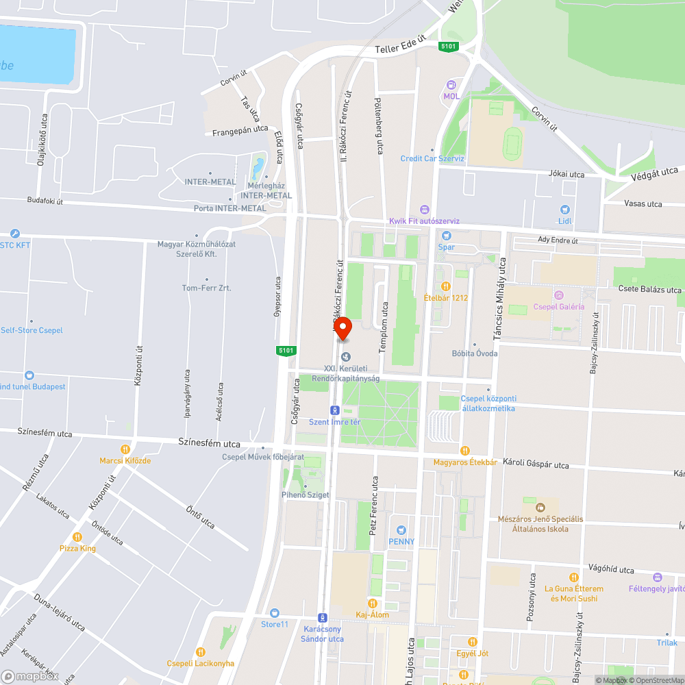 Elhagyott Vito bejelentés helye