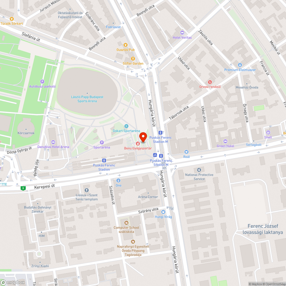 Kőtörmelékek bejelentés helye