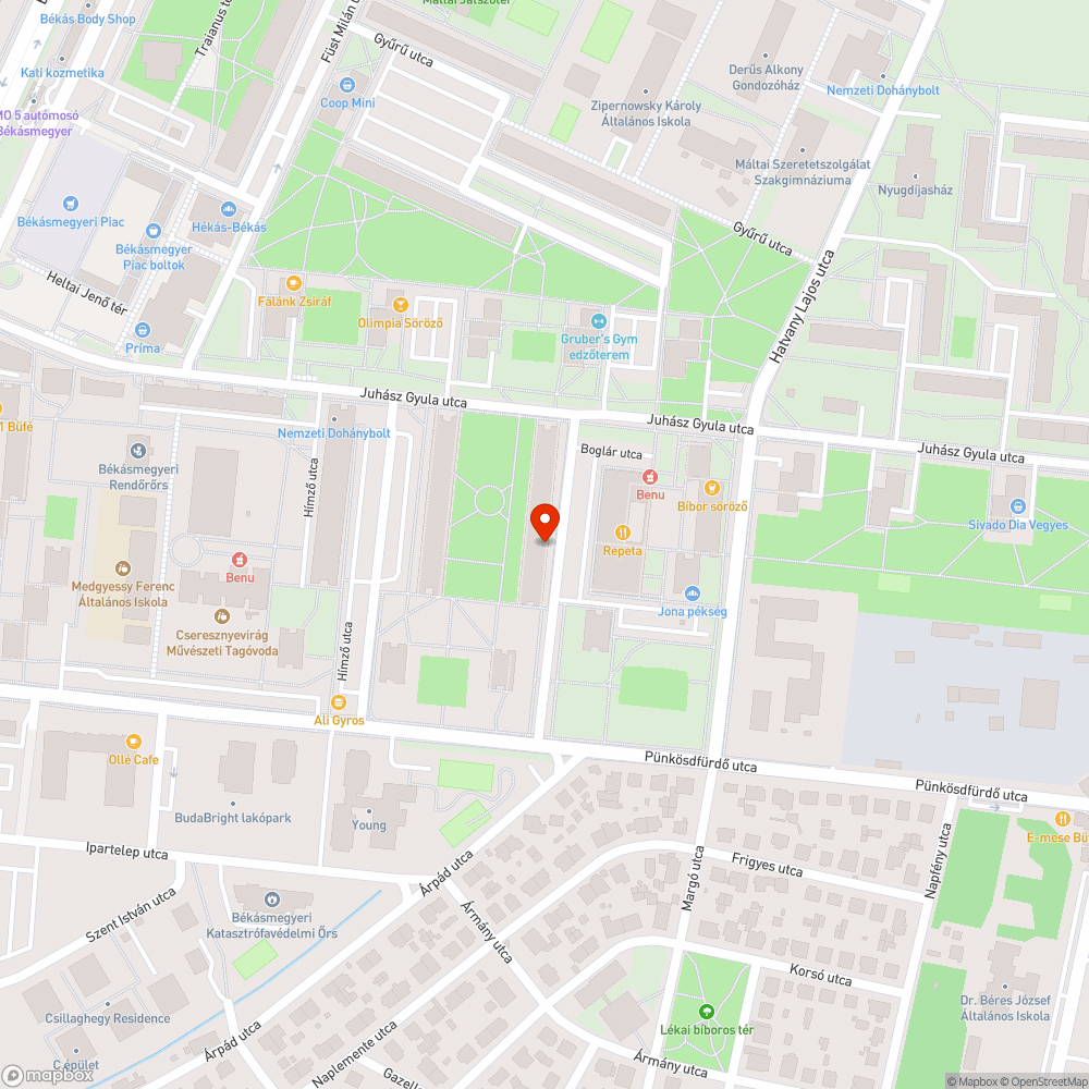 hiányzó járda bejelentés helye