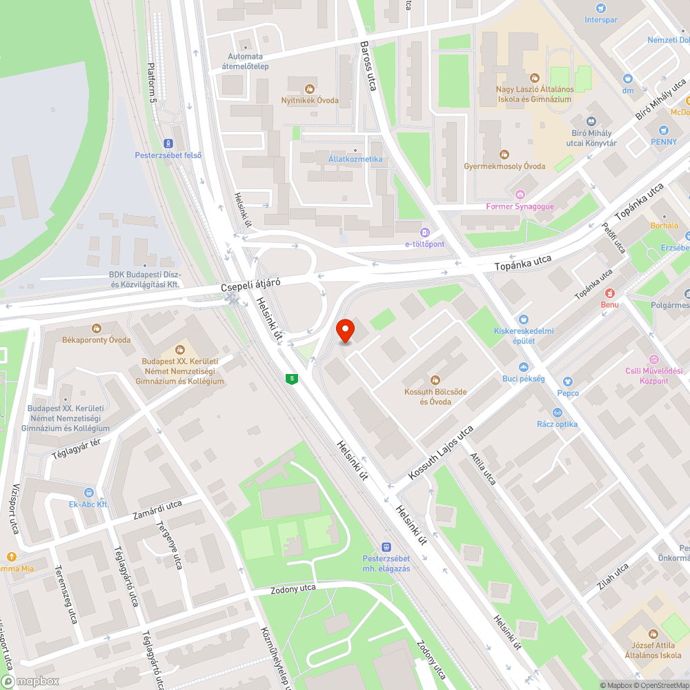 Gyanús jármű a parkolóban bejelentés helye