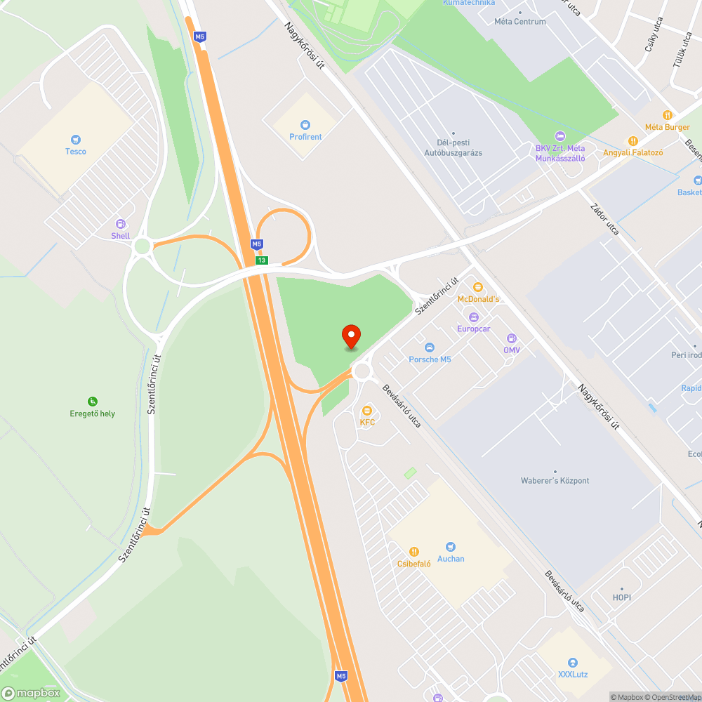 Egy teherautónyi szemét bejelentés helye