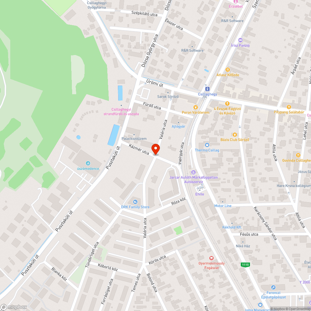 Több kátyú a 3 kerület Kázmér utcában bejelentés helye