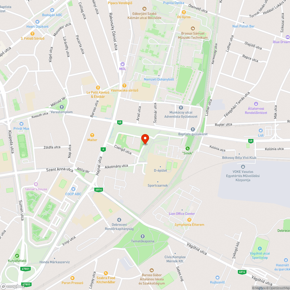 Rossz minőségú út bejelentés helye