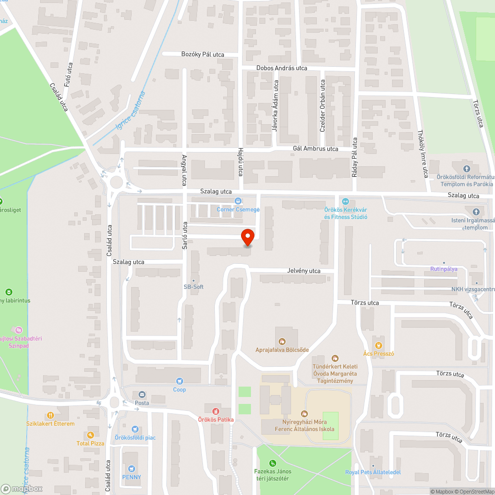 Csatorna fedél megrongálódott bejelentés helye