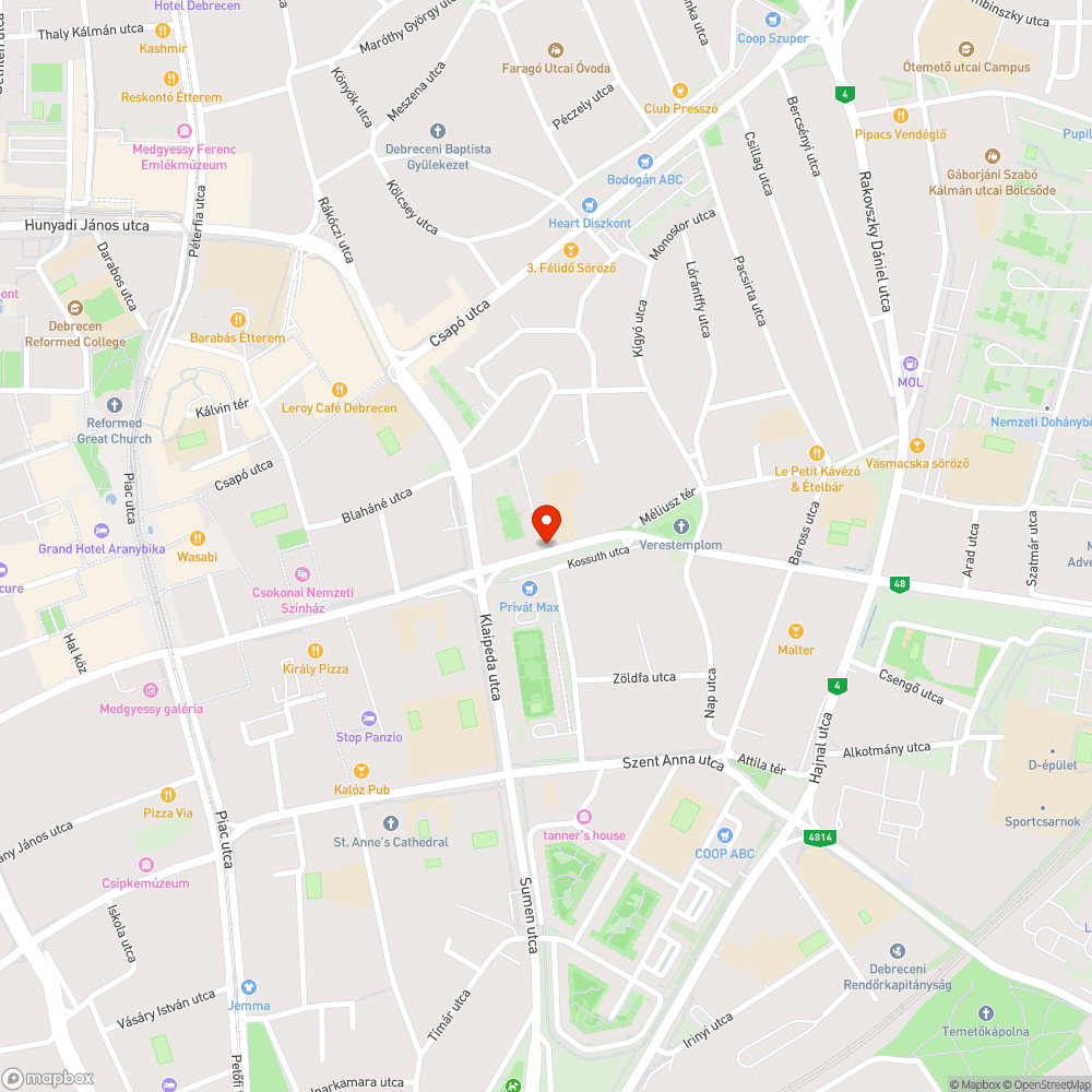 Gyorsan terebélyesedő kátyú bejelentés helye