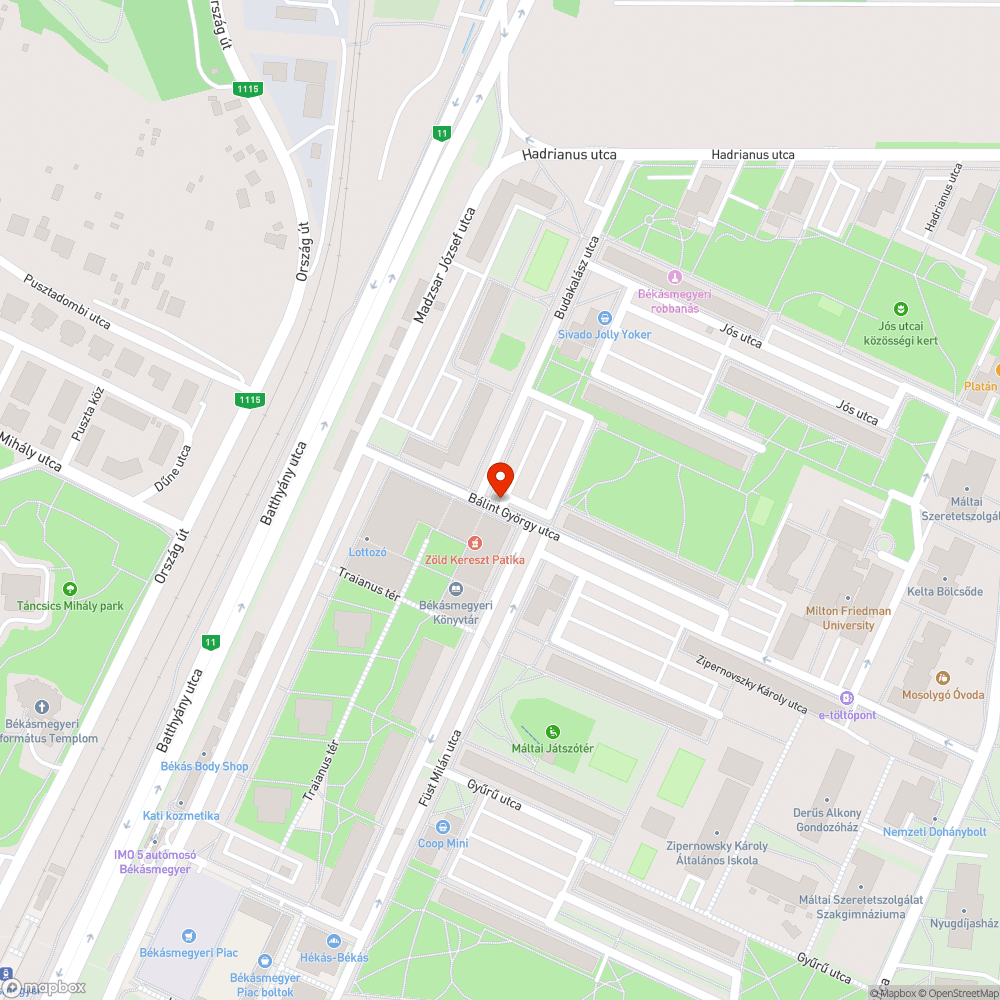 Lyuk bejelentés helye