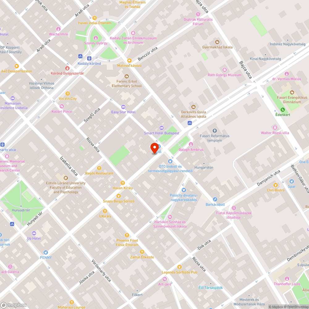 Király utcai fedlap bejelentés helye