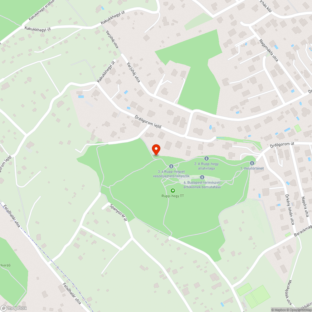 Szemétkupac a Rupp-hegyen bejelentés helye