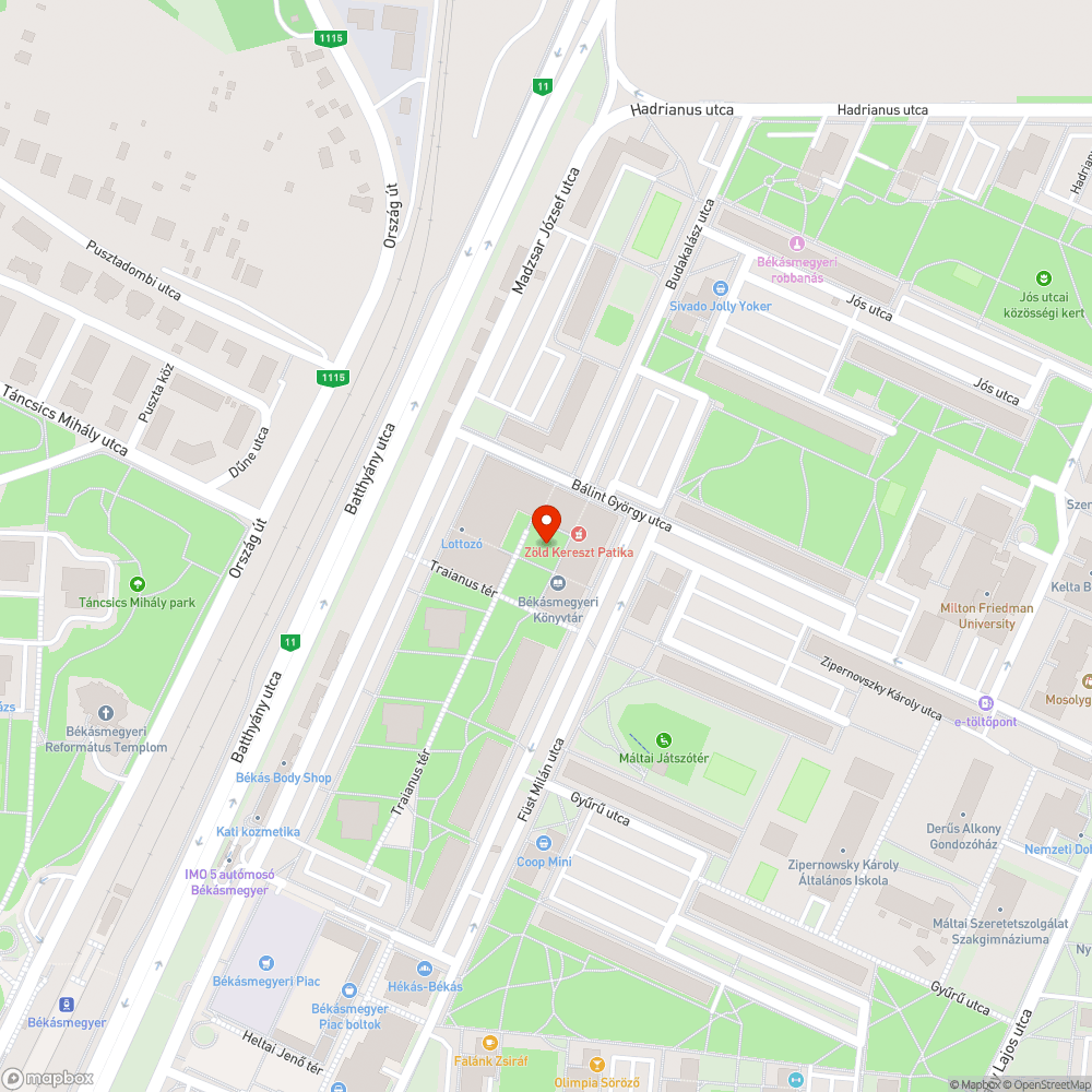 Széttört burkolat bejelentés helye