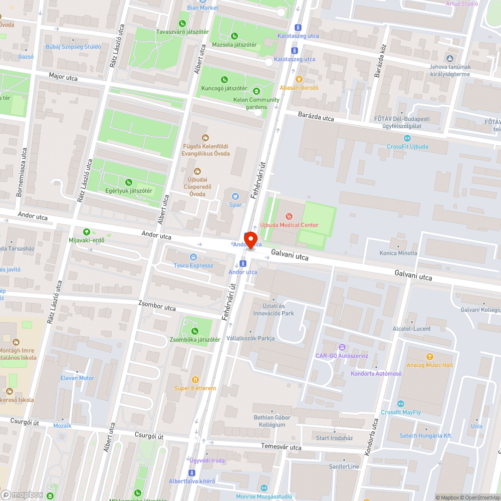 A kerékpársáv közepén telepített fényvisszaverő bucka bejelentés helye