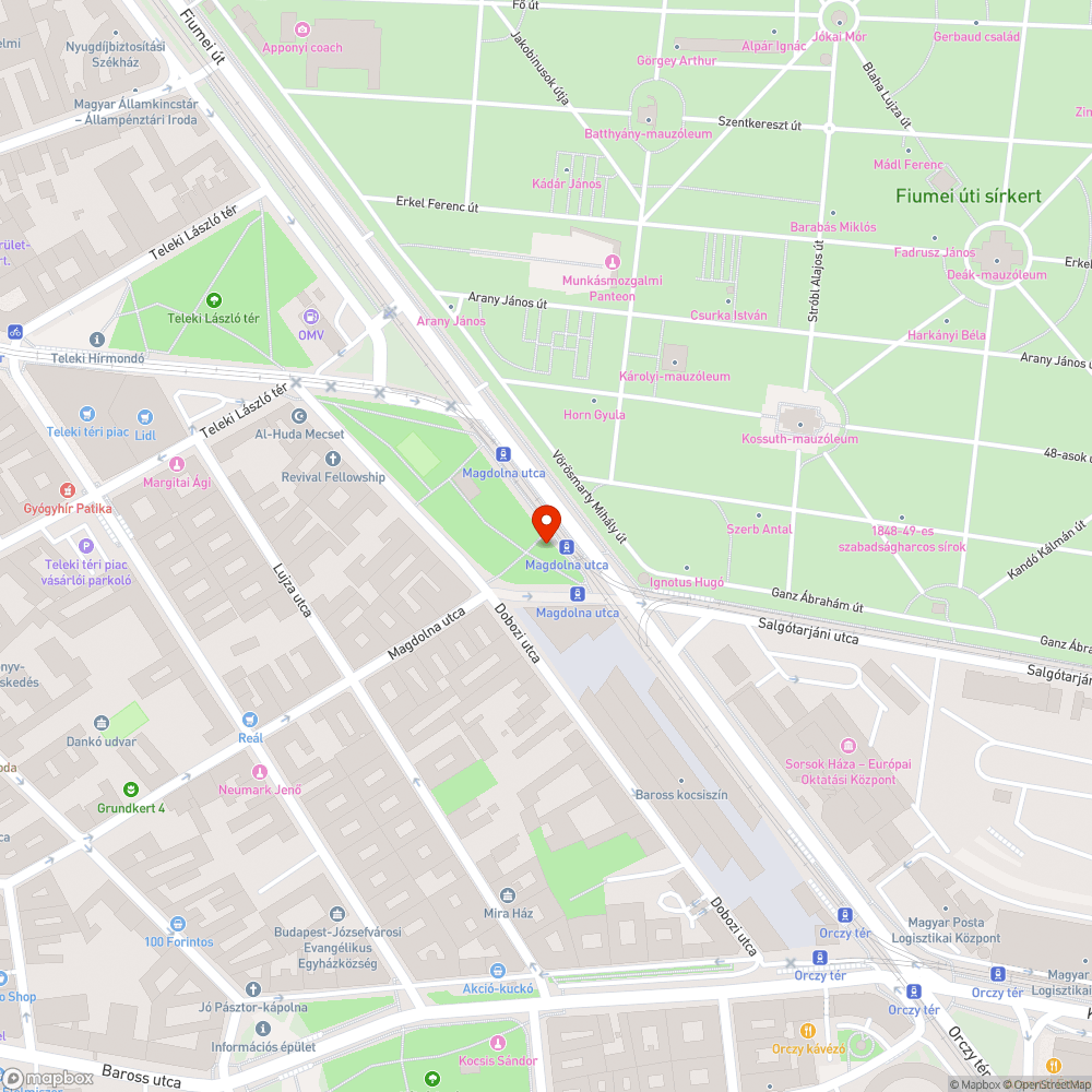 FIDO Tér bejelentés helye