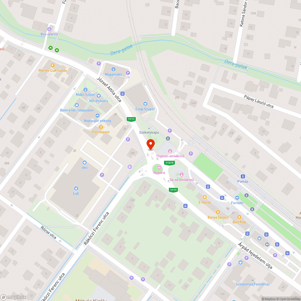 Megsüllyedt csatornafedél bejelentés helye