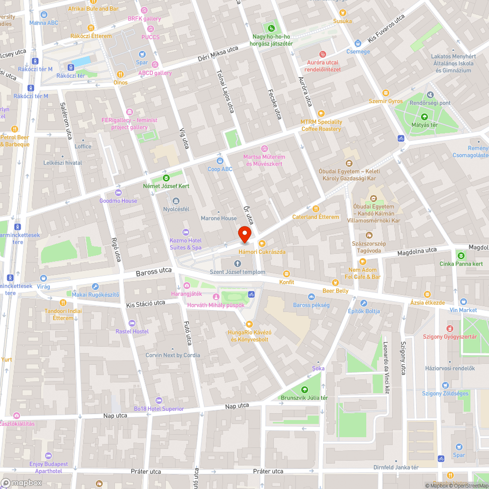 Elhagyott autó bejelentés helye