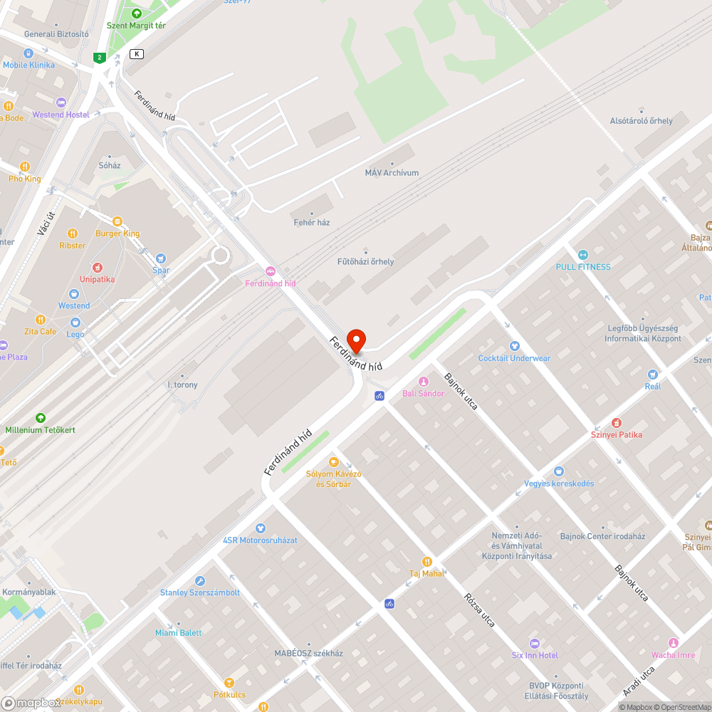 Ferdinánt felüljáró bejáratánál szokásos szemét hegy bejelentés helye