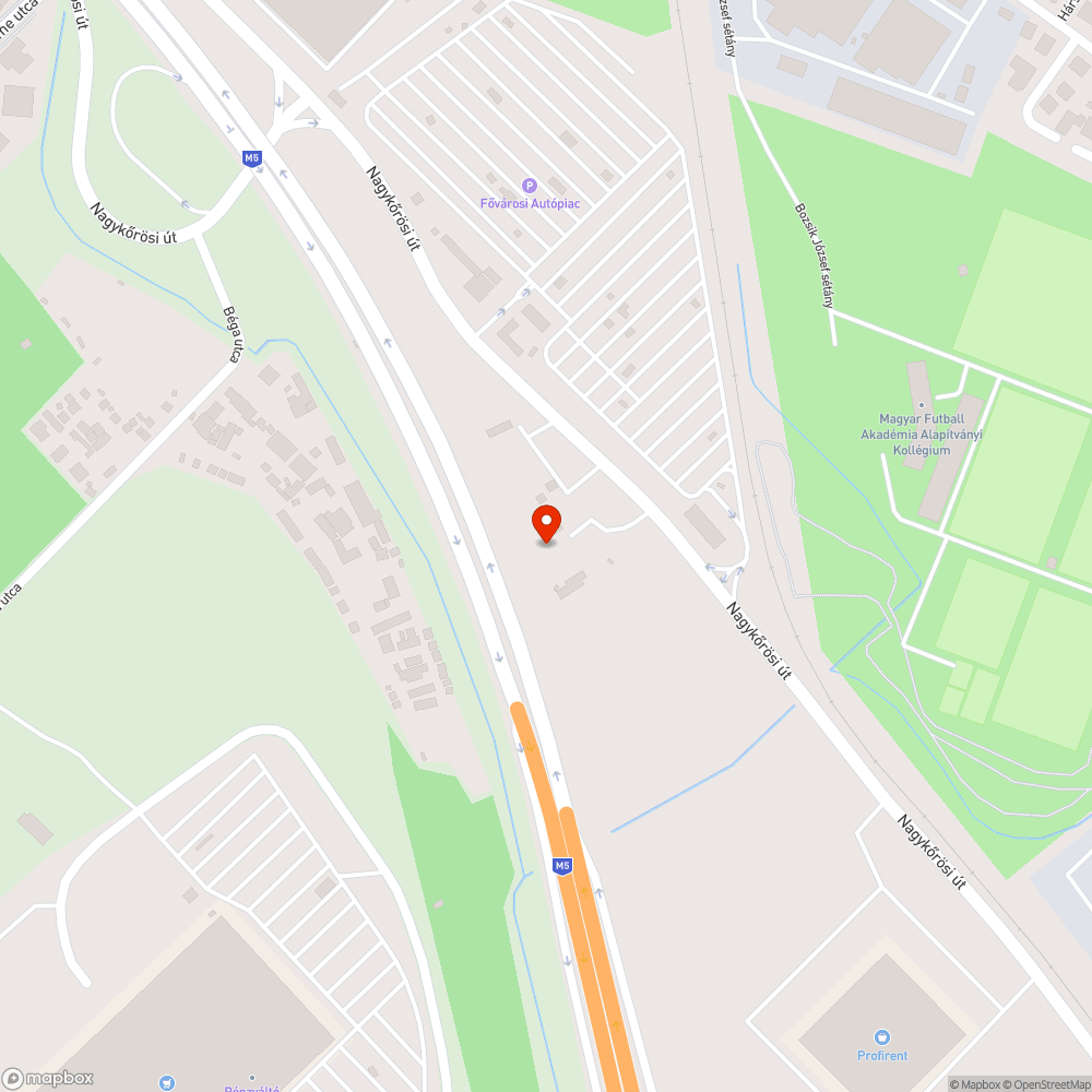 Kidobott bútorzat az M5 bevezető szakasz Pest felé tartó oldalán bejelentés helye