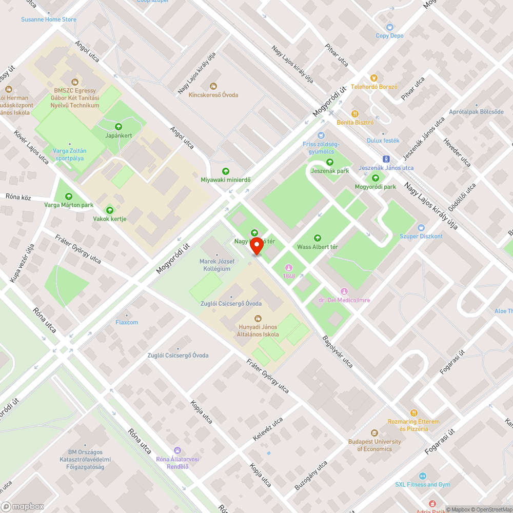 Kitaposott, kiparkolt zöldfelület bejelentés helye