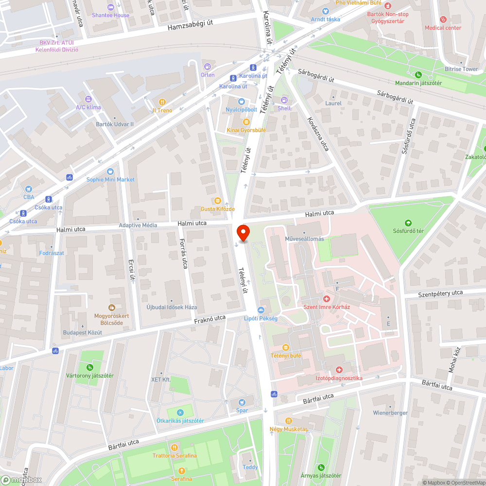 Föld és kavics az úttesten több száz méter hosszan bejelentés helye