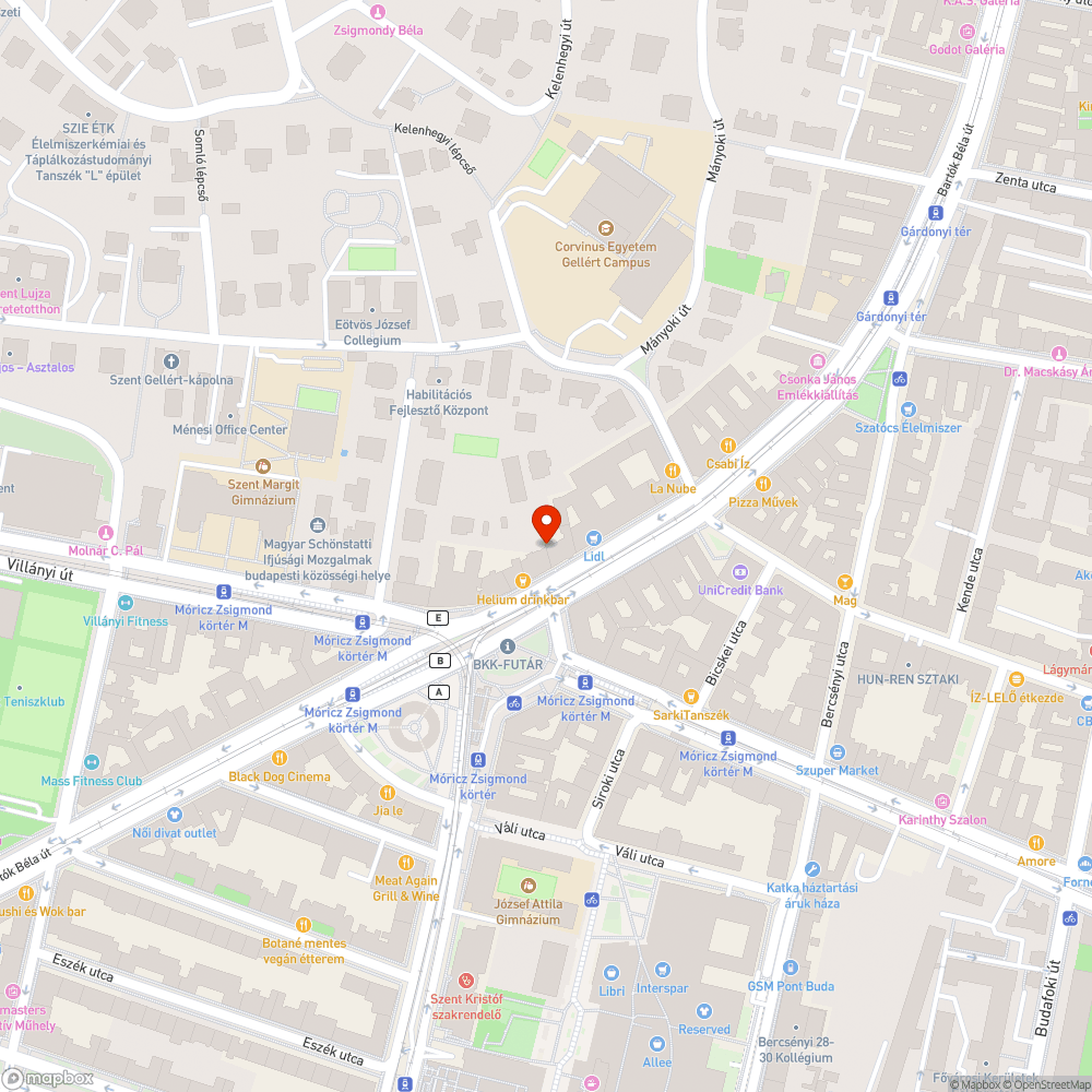 Kerékpárúton parkolás bejelentés helye