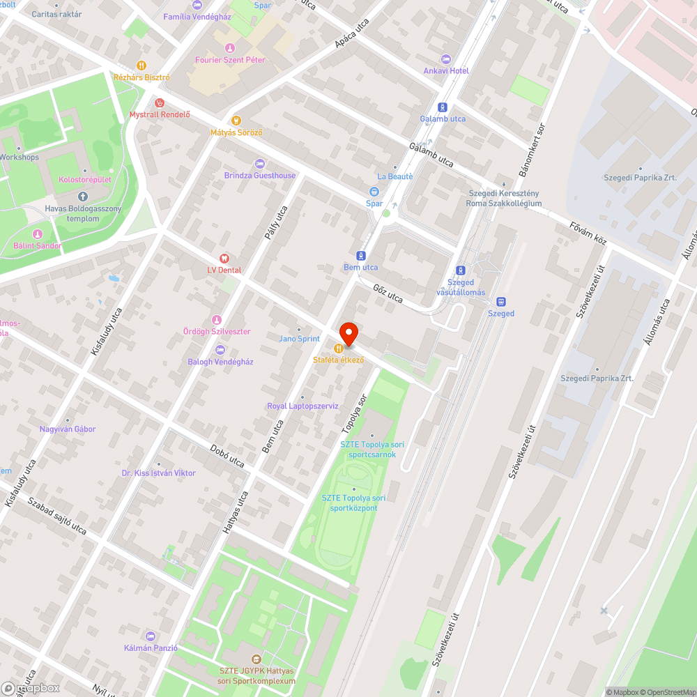 Fákról és vezetékekről lógó cipő-csomók bejelentés helye