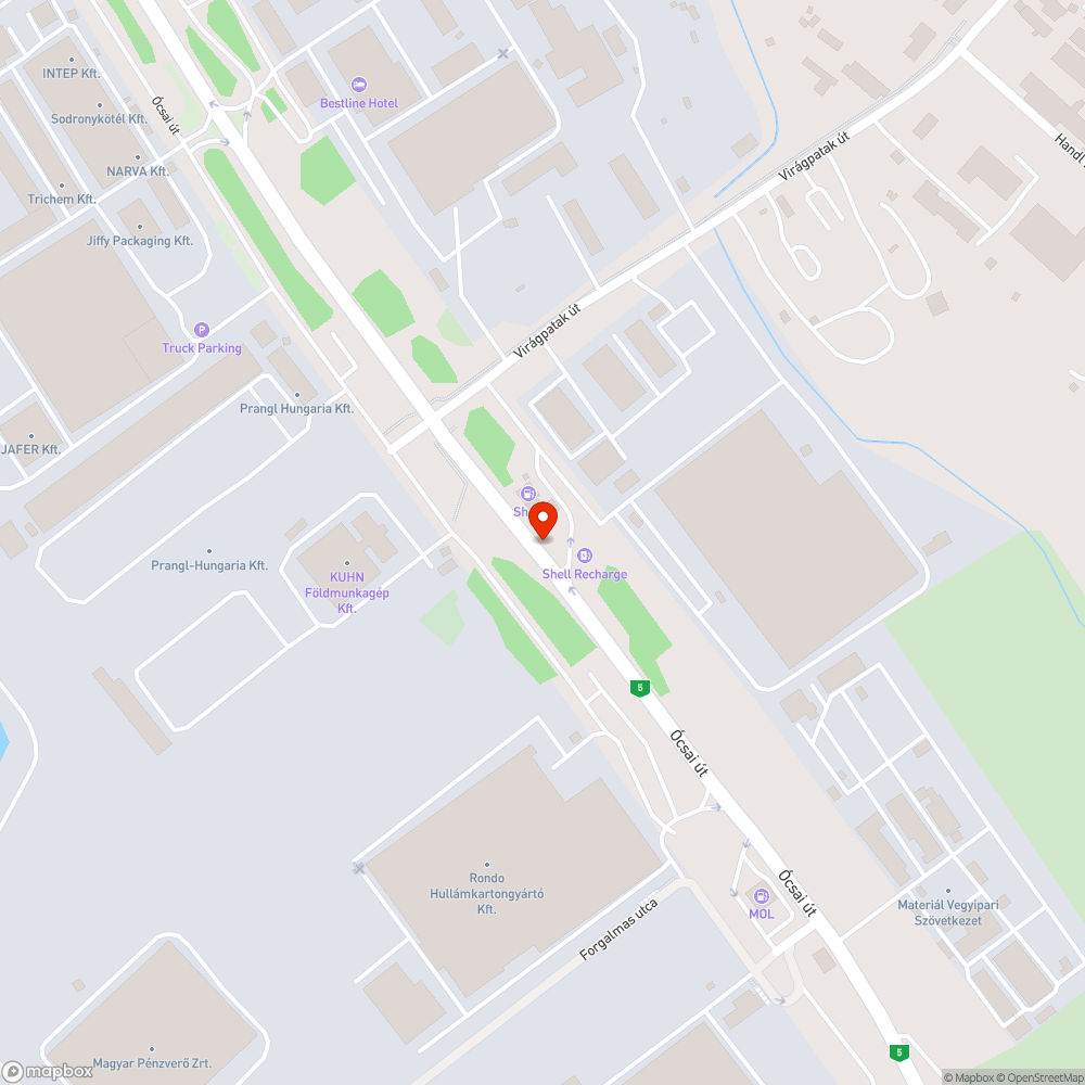 Elhanyagolt padka és járdasziget bejelentés helye