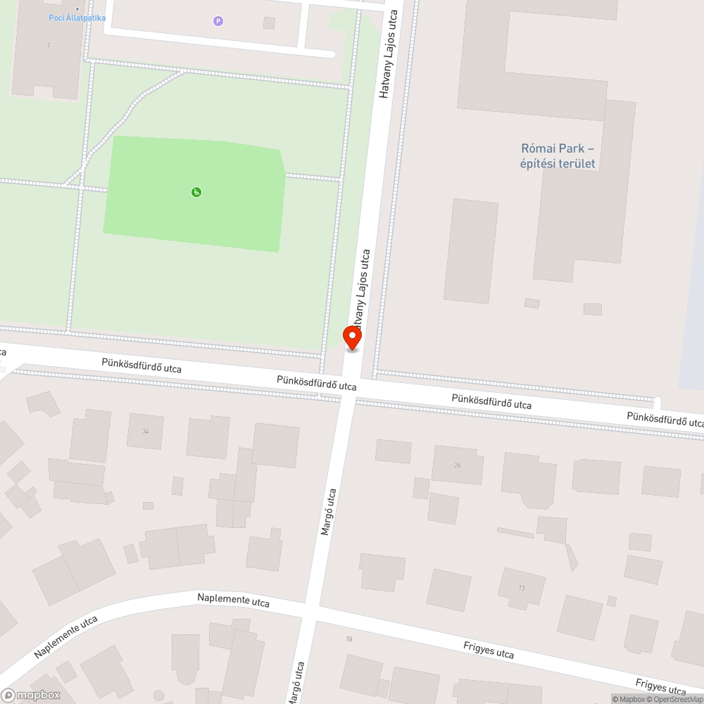 Gyalogos átkelés bejelentés helye