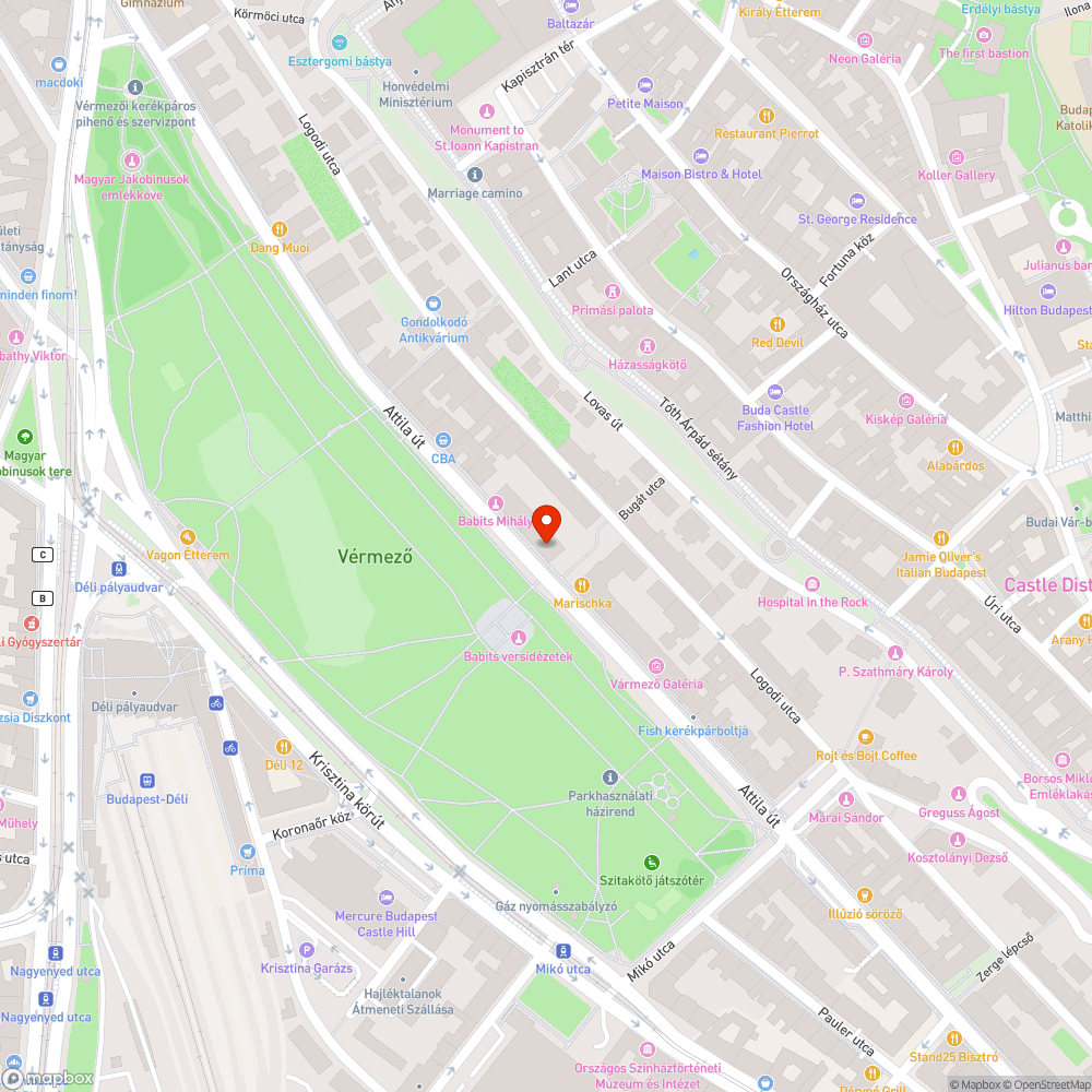 Kidőlt bejelentés helye