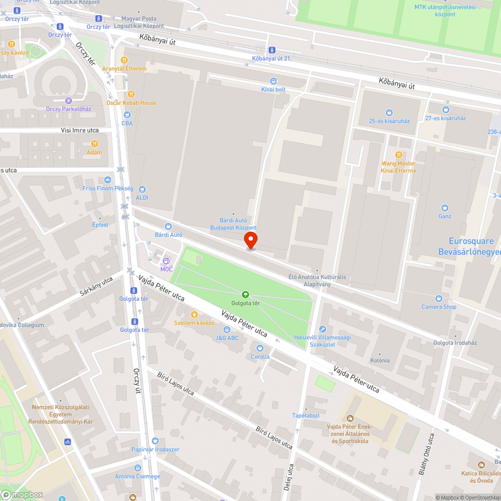 Rendszám nélküli autó bejelentés helye