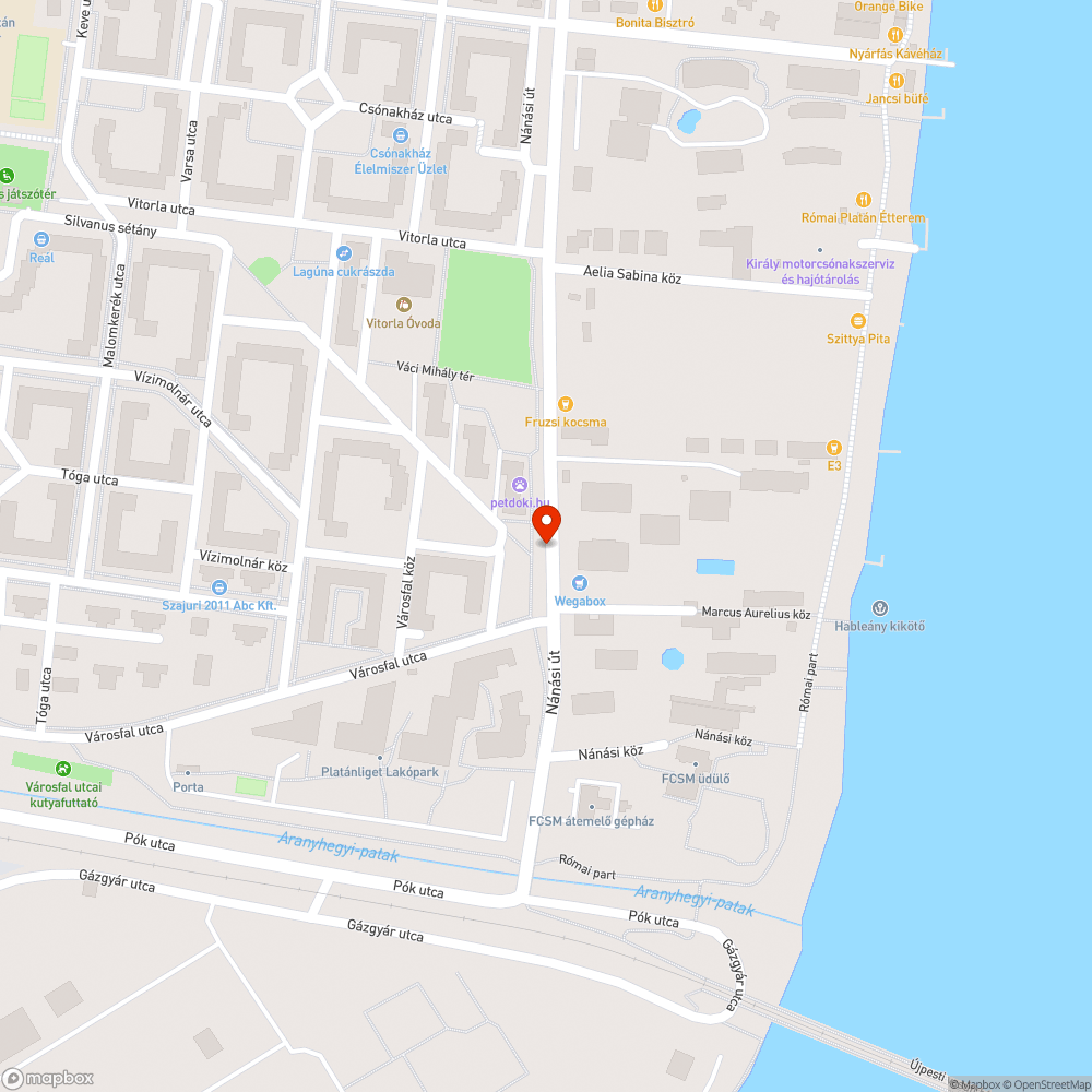 Szennyezett buszmegálló bejelentés helye