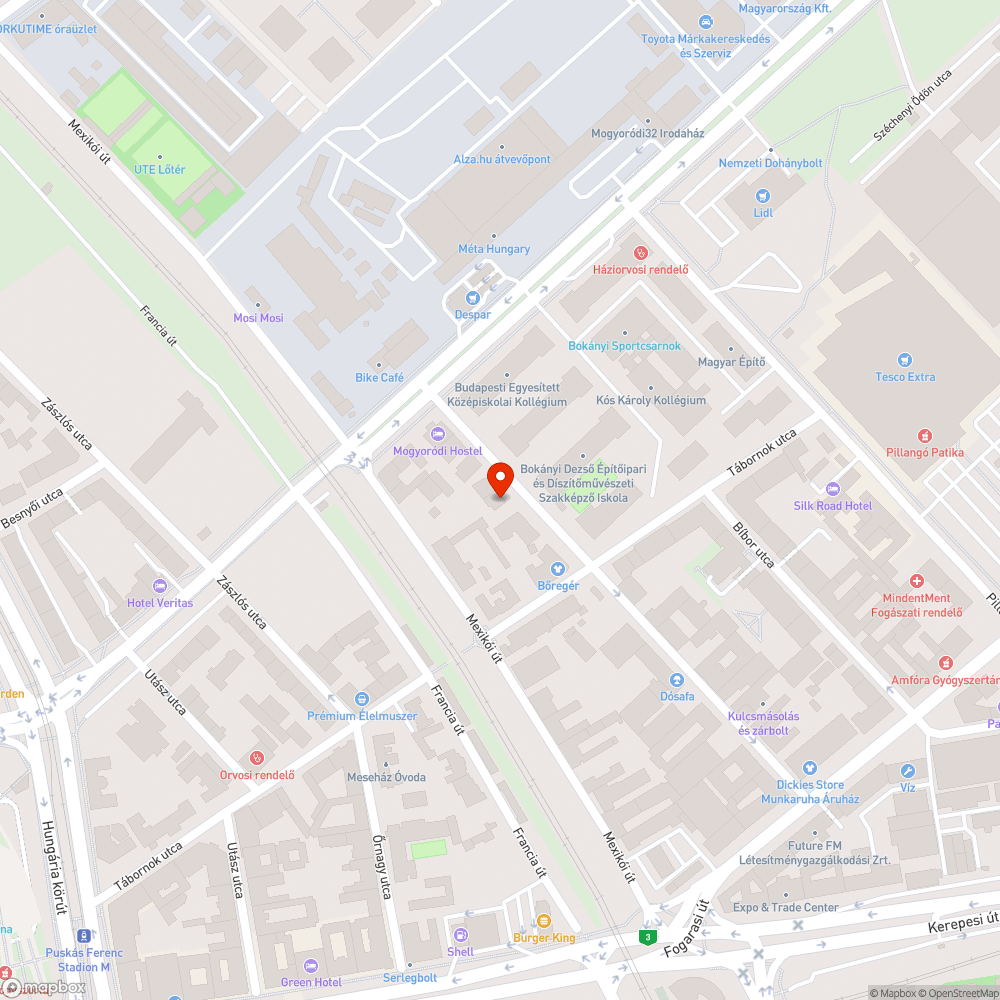 Hetek óta sötét lámpa bejelentés helye