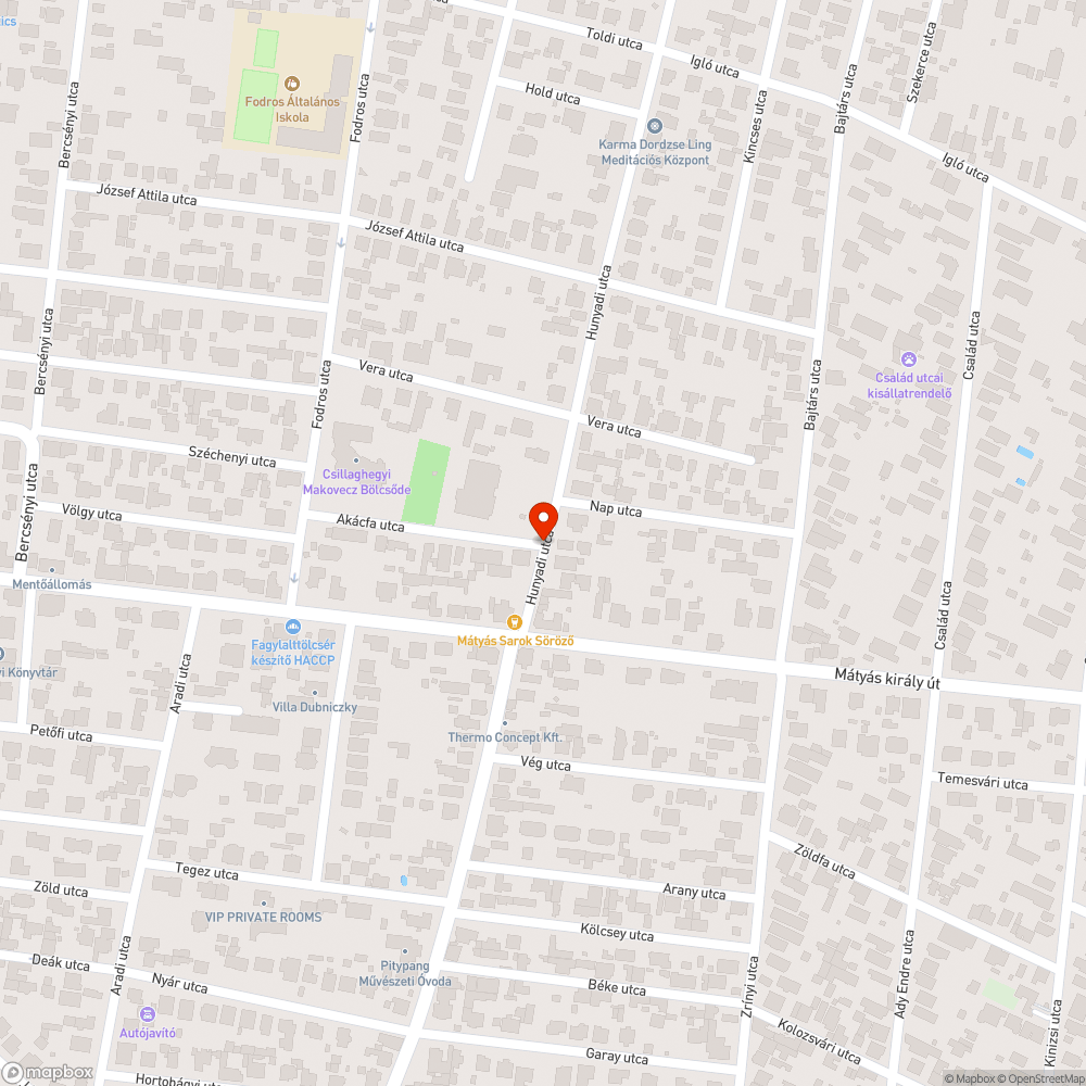 Víznyelő tisztítás, hatalmas pocsolya bejelentés helye