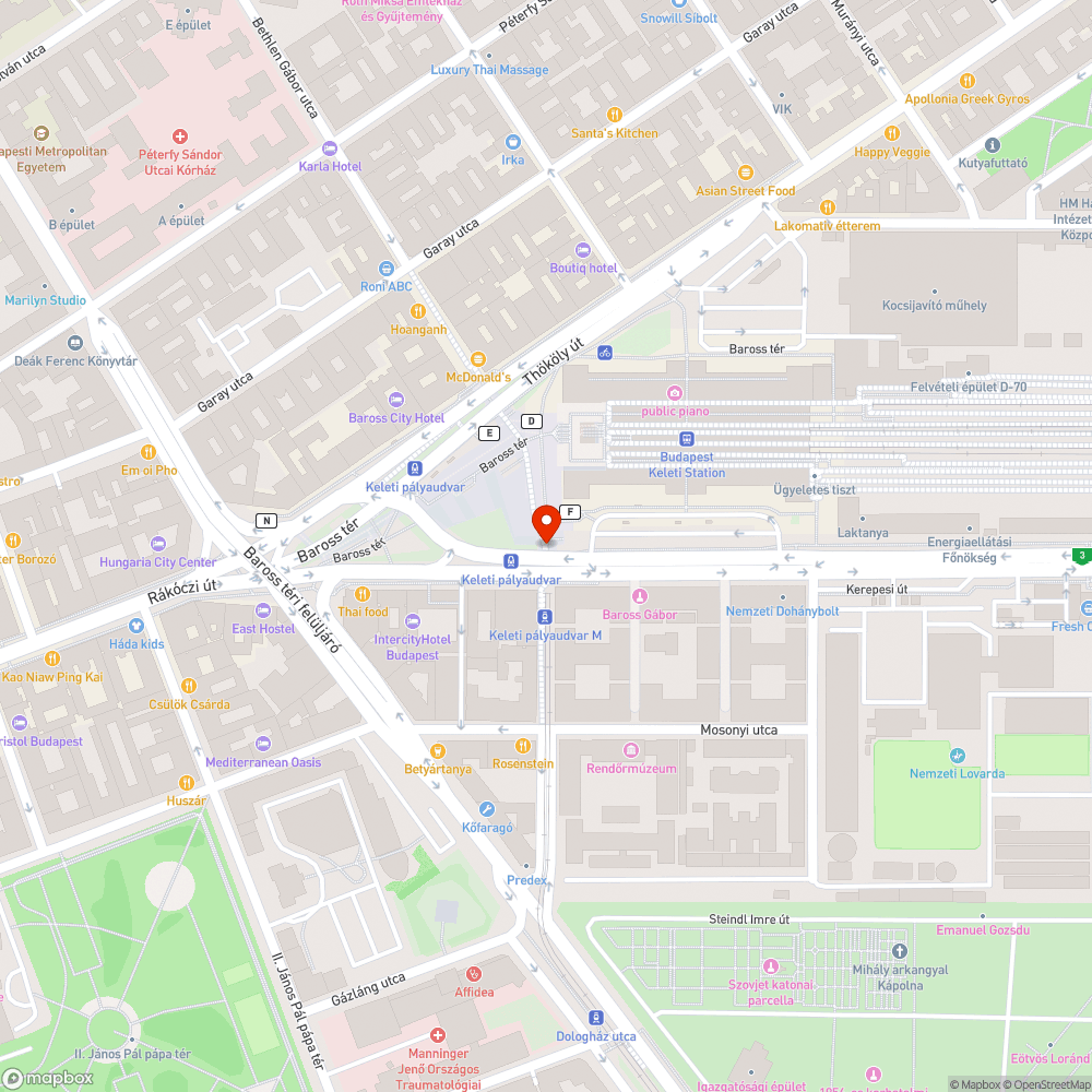 Elveszett jelzőlámpaajtó bejelentés helye